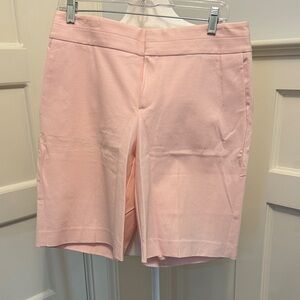 Women's Pink Shorts- traditional Bermuda shorts